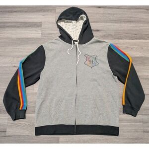 Harry Potter Hogwarts Alumni Universal Studios Full Zip Sweatshirt Hoodie Size L